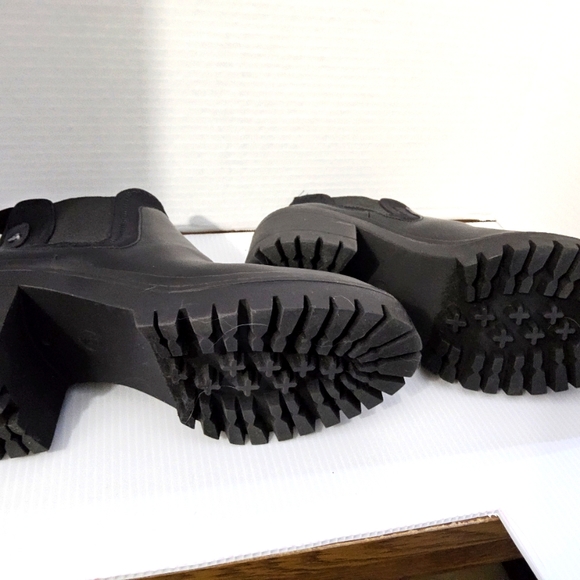 Simply Vera wang block heel blk boots - Picture 1 of 4